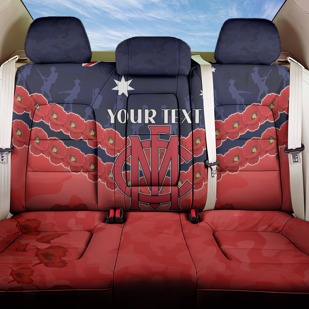 Custom Demons Football Back Car Seat Cover ANZAC Lest We Forget