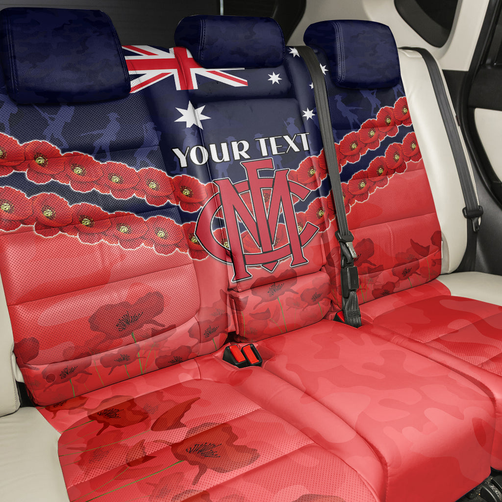 Custom Demons Football Back Car Seat Cover ANZAC Lest We Forget