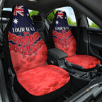 Custom Demons Football Car Seat Cover ANZAC Lest We Forget