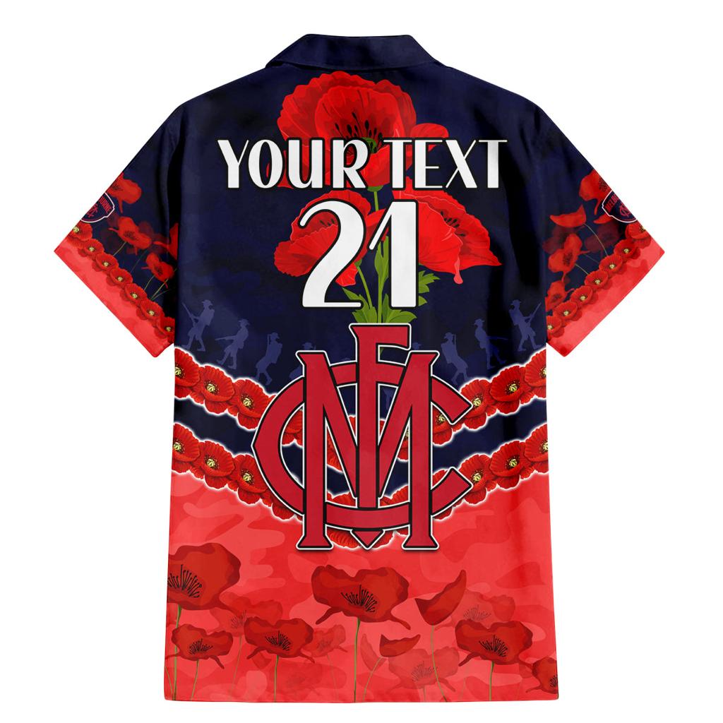 Custom Demons Football Family Matching Mermaid Dress and Hawaiian Shirt ANZAC Lest We Forget