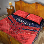 Custom Demons Football Quilt Bed Set ANZAC Lest We Forget