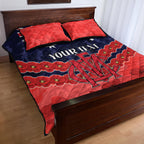 Custom Demons Football Quilt Bed Set ANZAC Lest We Forget