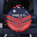 Custom Demons Football Spare Tire Cover ANZAC Lest We Forget