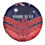 Custom Demons Football Spare Tire Cover ANZAC Lest We Forget