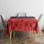 Custom Demons Football Tablecloth ANZAC Lest We Forget