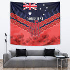 Custom Demons Football Tapestry ANZAC Lest We Forget