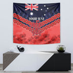 Custom Demons Football Tapestry ANZAC Lest We Forget