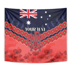 Custom Demons Football Tapestry ANZAC Lest We Forget