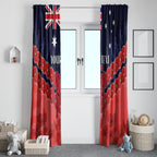 Custom Demons Football Window Curtain ANZAC Lest We Forget