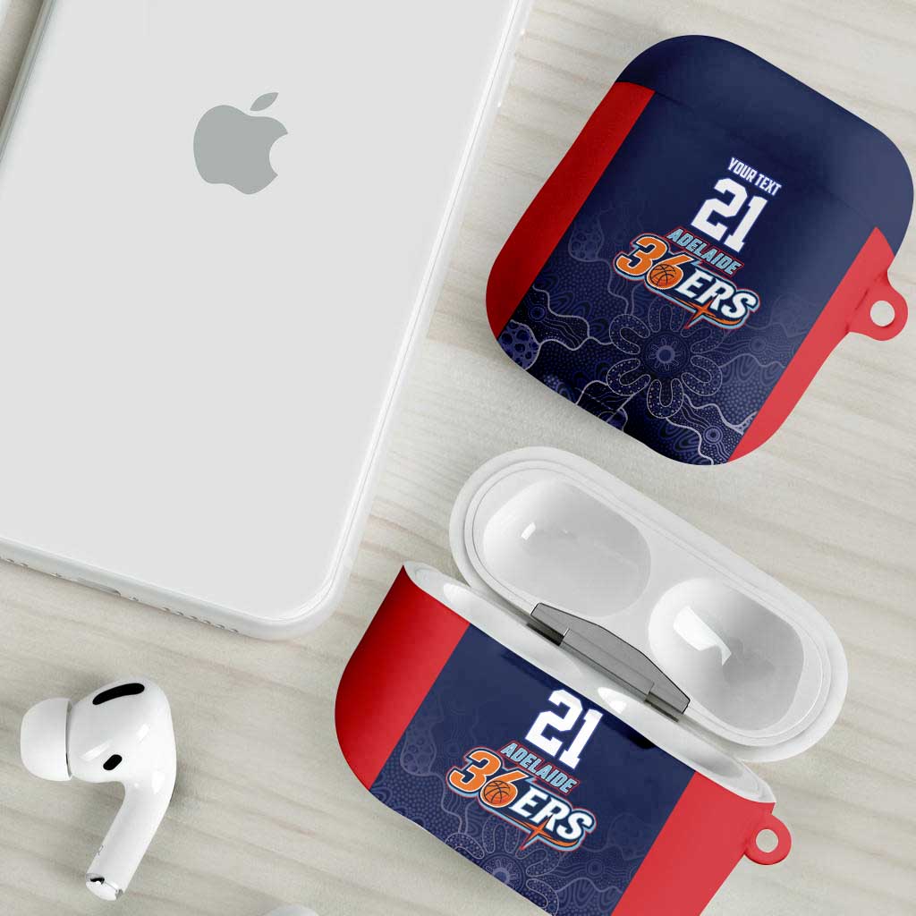 Basketball Custom Adelaide AirPods Case Simple Australian Dot Art - Aussie Hoodie