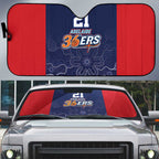 Basketball Custom Adelaide Auto Sun Shade Simple Australian Dot Art - Aussie Hoodie