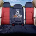 Basketball Custom Adelaide Back Car Seat Cover Simple Australian Dot Art - Aussie Hoodie