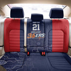 Basketball Custom Adelaide Back Car Seat Cover Simple Australian Dot Art - Aussie Hoodie