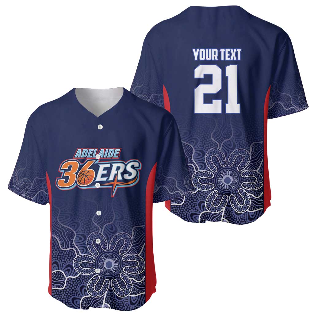 Basketball Custom Adelaide Baseball Jersey Simple Australian Dot Art - Aussie Hoodie