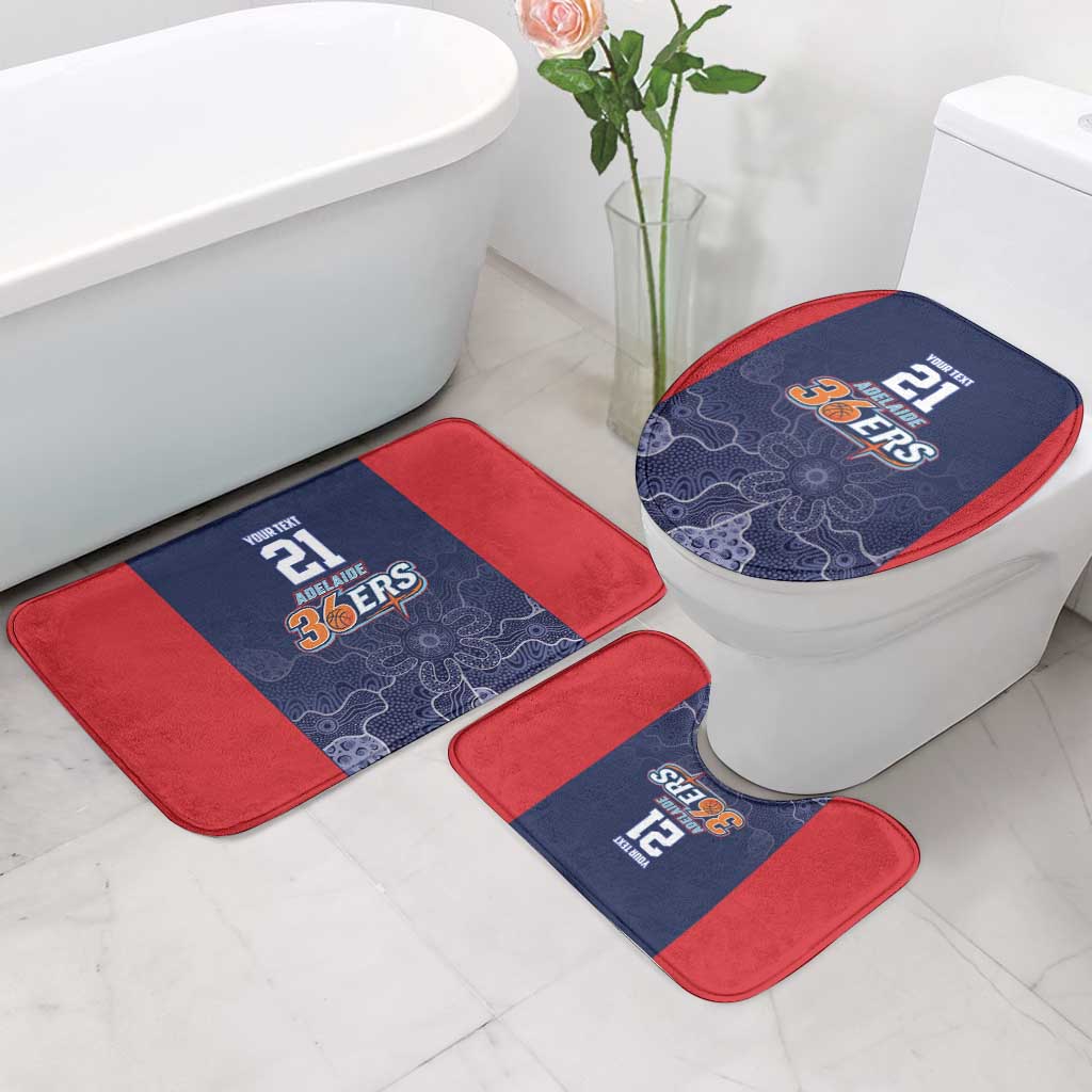Basketball Custom Adelaide Bathroom Set Simple Australian Dot Art - Aussie Hoodie