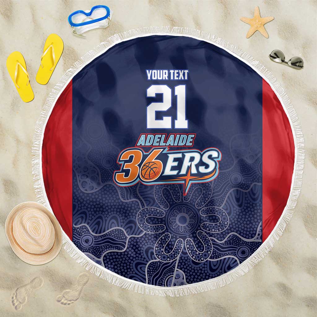 Basketball Custom Adelaide Beach Blanket Simple Australian Dot Art - Aussie Hoodie