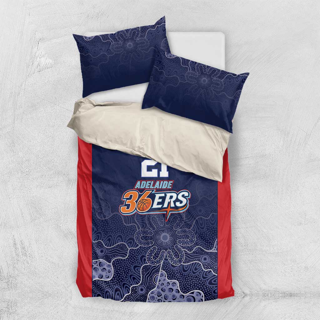 Basketball Custom Adelaide Bedding Set Simple Australian Dot Art - Aussie Hoodie