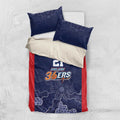 Basketball Custom Adelaide Bedding Set Simple Australian Dot Art - Aussie Hoodie