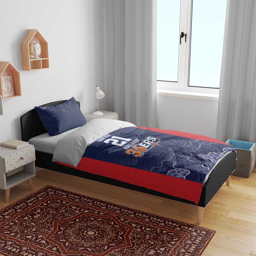 Basketball Custom Adelaide Bedding Set Simple Australian Dot Art - Aussie Hoodie