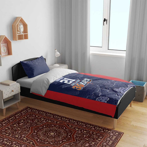 Basketball Custom Adelaide Bedding Set Simple Australian Dot Art - Aussie Hoodie