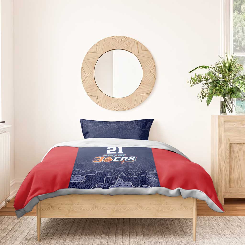 Basketball Custom Adelaide Bedding Set Simple Australian Dot Art - Aussie Hoodie