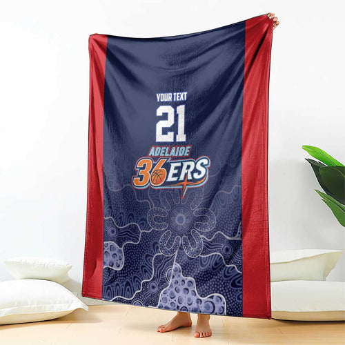 Basketball Custom Adelaide Blanket Simple Australian Dot Art - Aussie Hoodie