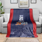 Basketball Custom Adelaide Blanket Simple Australian Dot Art - Aussie Hoodie