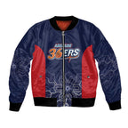 Basketball Custom Adelaide Bomber Jacket Simple Australian Dot Art - Aussie Hoodie
