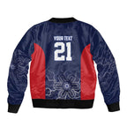 Basketball Custom Adelaide Bomber Jacket Simple Australian Dot Art - Aussie Hoodie
