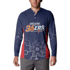 Basketball Custom Adelaide Button Sweatshirt Simple Australian Dot Art - Aussie Hoodie
