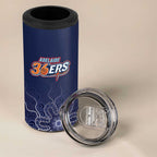 Basketball Custom Adelaide 4 in 1 Can Cooler Tumbler Simple Australian Dot Art - Aussie Hoodie
