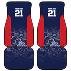 Basketball Custom Adelaide Car Mats Simple Australian Dot Art - Aussie Hoodie