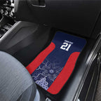 Basketball Custom Adelaide Car Mats Simple Australian Dot Art - Aussie Hoodie