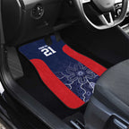 Basketball Custom Adelaide Car Mats Simple Australian Dot Art - Aussie Hoodie