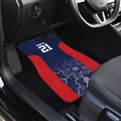 Basketball Custom Adelaide Car Mats Simple Australian Dot Art - Aussie Hoodie