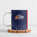 Basketball Custom Adelaide Ceramic Mug Simple Australian Dot Art - Aussie Hoodie