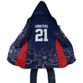 Basketball Custom Adelaide Cloak Simple Australian Dot Art - Aussie Hoodie