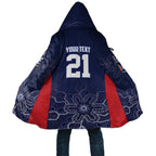 Basketball Custom Adelaide Cloak Simple Australian Dot Art - Aussie Hoodie