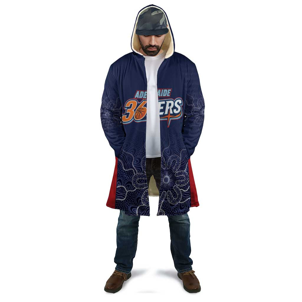 Basketball Custom Adelaide Cloak Simple Australian Dot Art - Aussie Hoodie