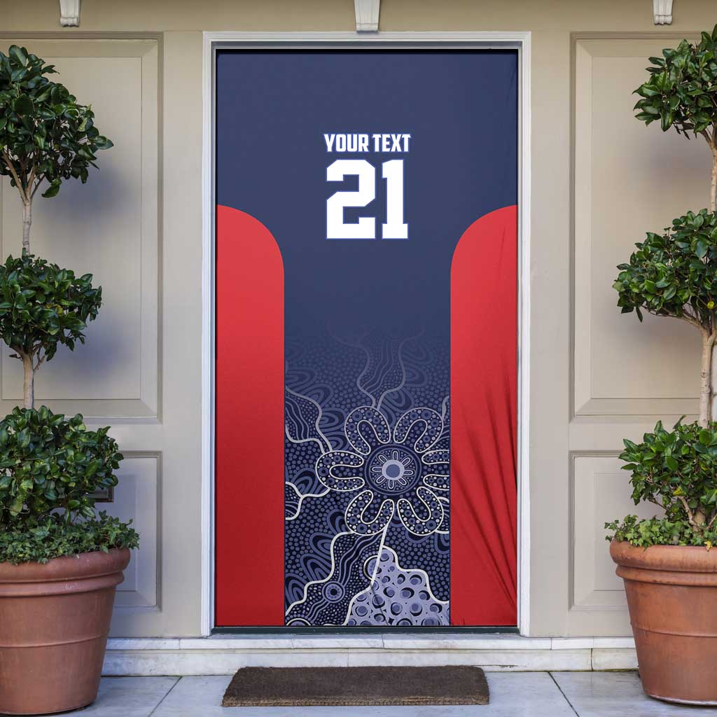 Basketball Custom Adelaide Door Cover Simple Australian Dot Art - Aussie Hoodie
