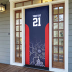 Basketball Custom Adelaide Door Cover Simple Australian Dot Art - Aussie Hoodie