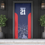 Basketball Custom Adelaide Door Cover Simple Australian Dot Art - Aussie Hoodie