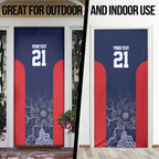 Basketball Custom Adelaide Door Cover Simple Australian Dot Art - Aussie Hoodie