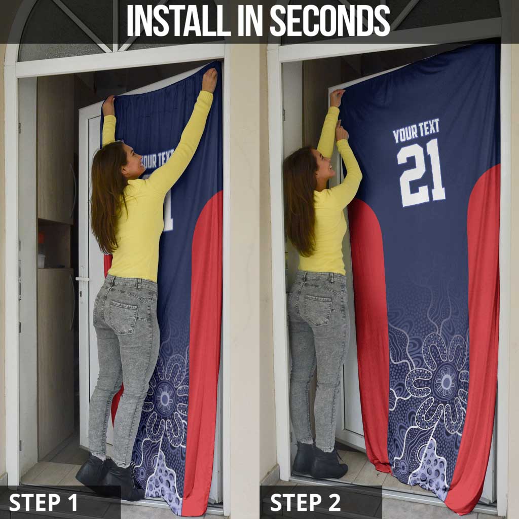 Basketball Custom Adelaide Door Cover Simple Australian Dot Art - Aussie Hoodie