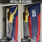 Basketball Custom Adelaide Door Cover Simple Australian Dot Art - Aussie Hoodie