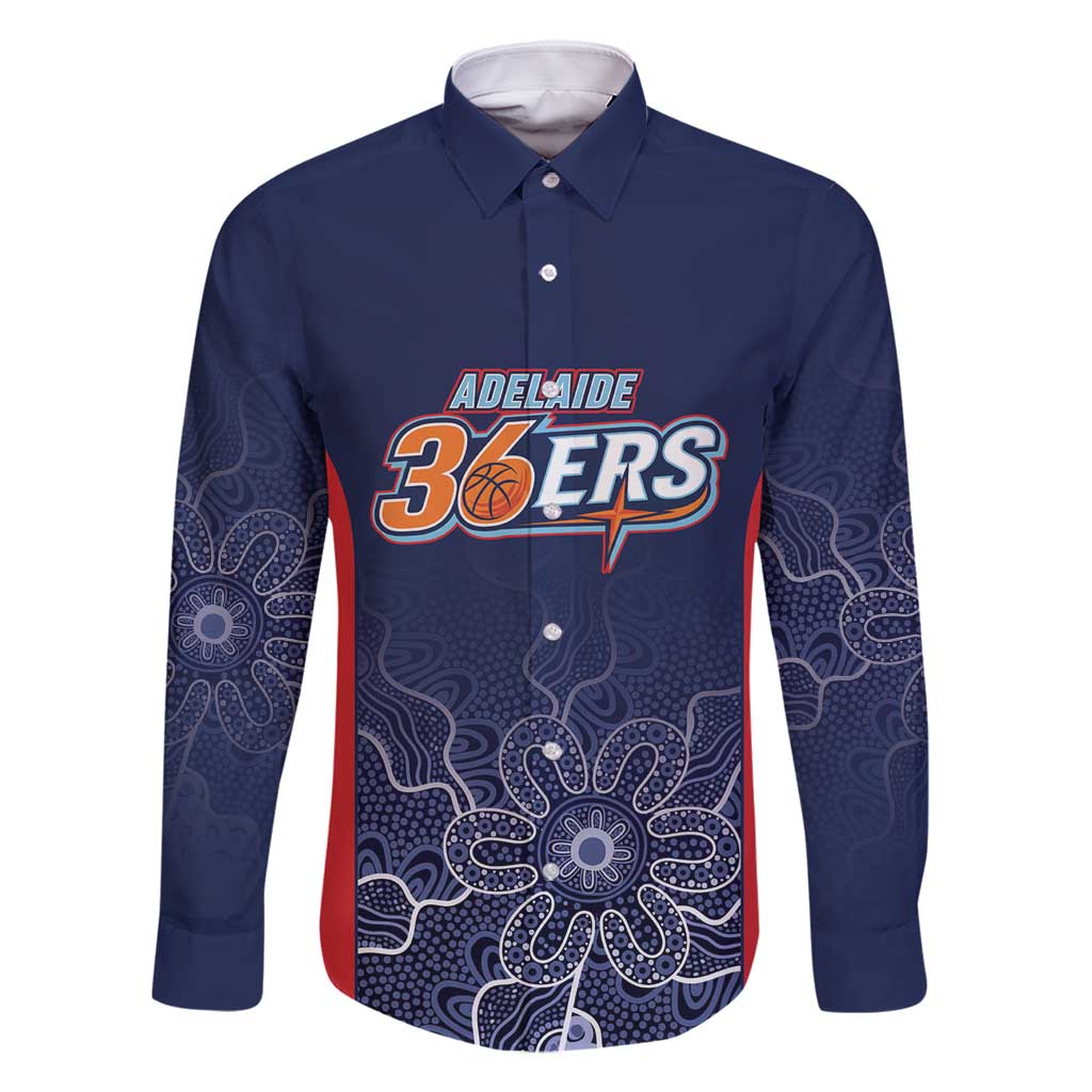 Basketball Custom Adelaide Family Matching Long Sleeve Bodycon Dress and Hawaiian Shirt Simple Australian Dot Art - Aussie Hoodie