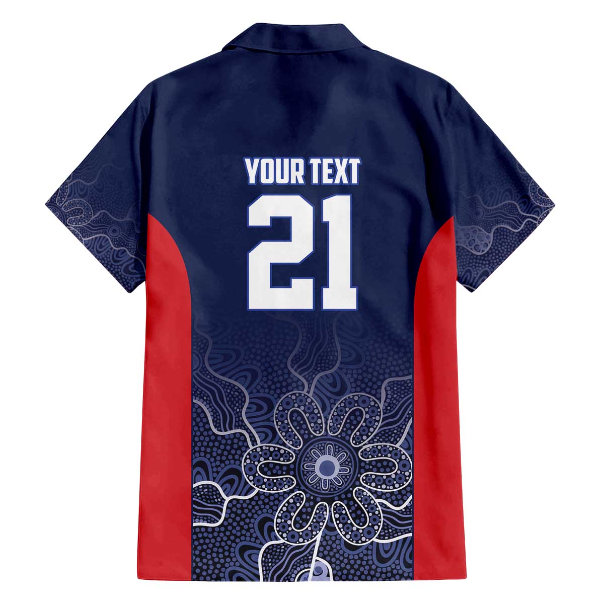 Basketball Custom Adelaide Family Matching Off The Shoulder Long Sleeve Dress and Hawaiian Shirt Simple Australian Dot Art - Aussie Hoodie