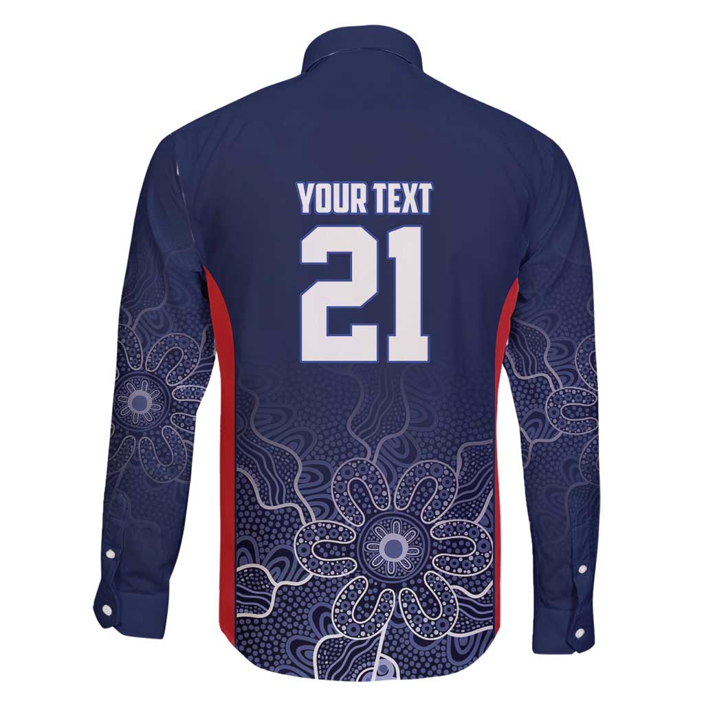 Basketball Custom Adelaide Family Matching Puletasi and Hawaiian Shirt Simple Australian Dot Art - Aussie Hoodie