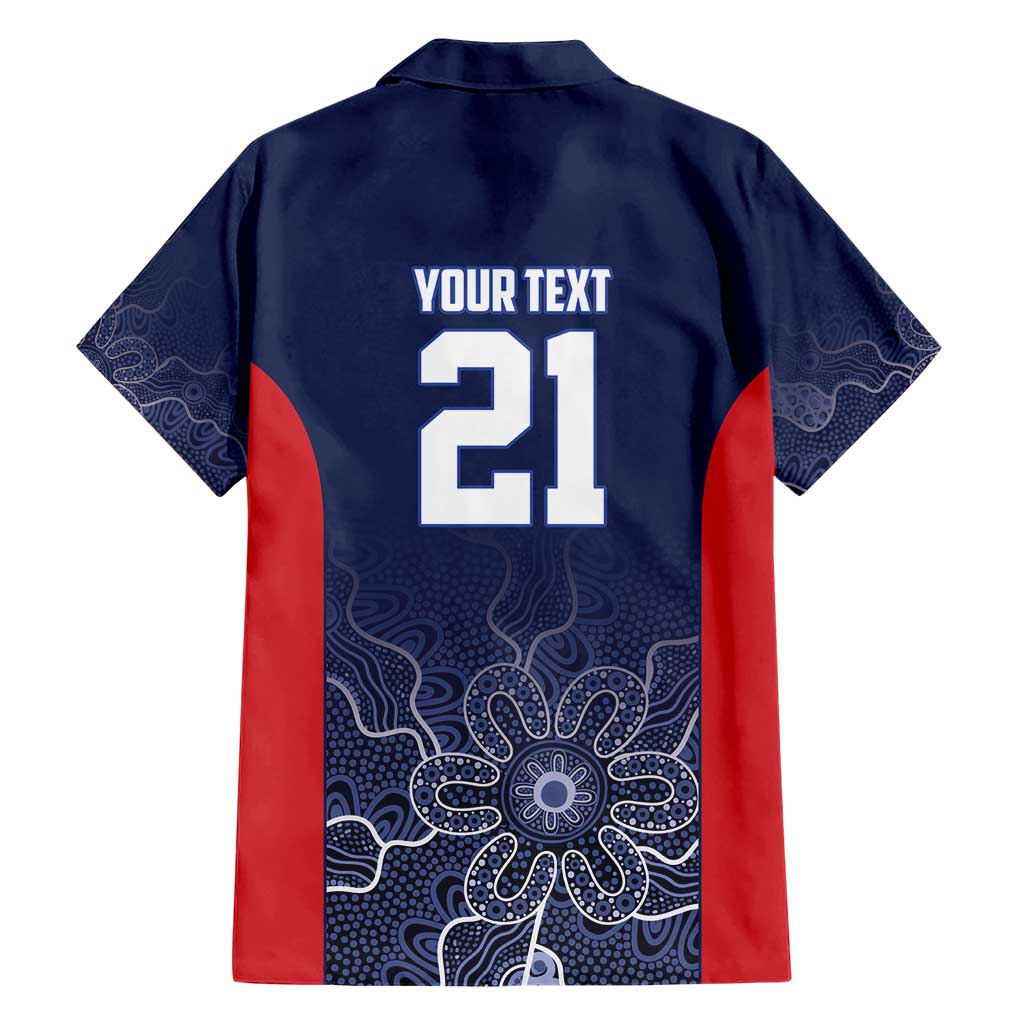 Basketball Custom Adelaide Family Matching Short Sleeve Bodycon Dress and Hawaiian Shirt Simple Australian Dot Art - Aussie Hoodie