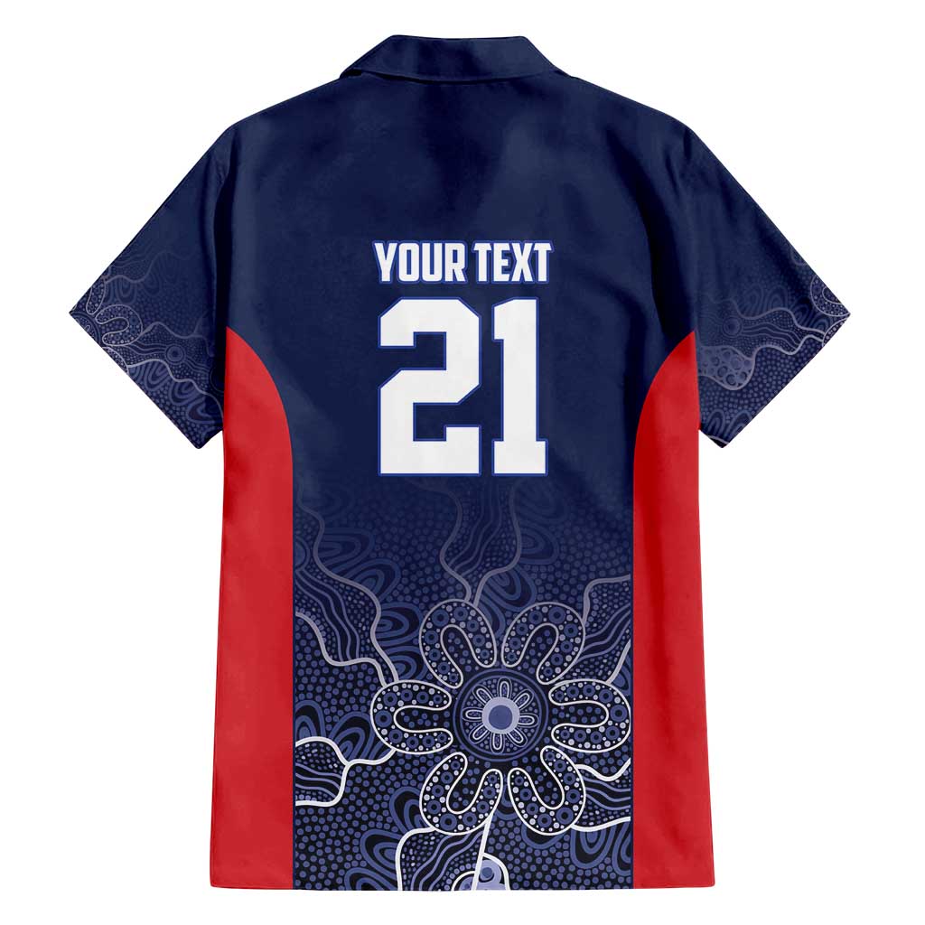 Basketball Custom Adelaide Family Matching Summer Maxi Dress and Hawaiian Shirt Simple Australian Dot Art - Aussie Hoodie